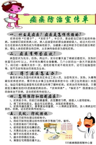 729海报印制展板写真喷绘贴纸878疟疾宣传单