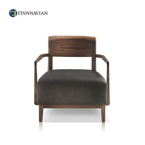 finnnavian 芬纳维亚 新品 意大利现代简约扶手沙发椅 扶手客厅休闲椅