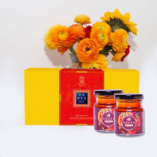 东阿百年堂正品阿胶草本膏茯苓膏即食70g