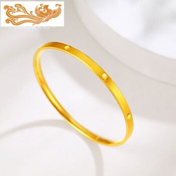 老凤祥款式老凤凰老凤凰精品黄金手镯足金999时尚螺纹手镯女款亮点光