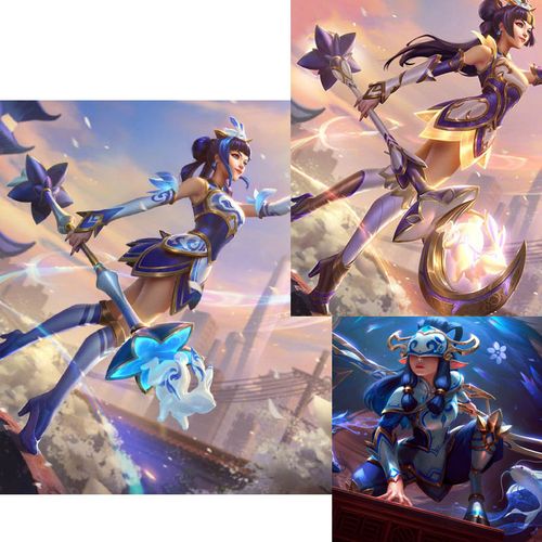 lol英雄联盟拉克丝千珏拉克丝至臻青花瓷cos鞋cosplay鞋
