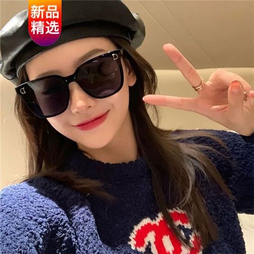 【高品质太阳镜女】2021偏光墨镜女韩版网红同款大脸太阳镜蹦迪社会