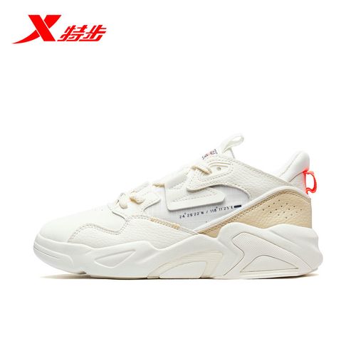 【范丞丞同款】特步峰行鞋板鞋女鞋2021夏秋季官网