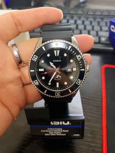 卡西欧剑鱼 黑水鬼 比尔盖茨同款 防水潜水运动男表 送男朋友礼物