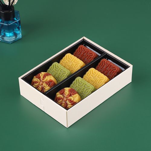 绿豆糕包装盒中式点心盒一次性木质糕点盒烘焙寿司切片蛋糕卷盒子