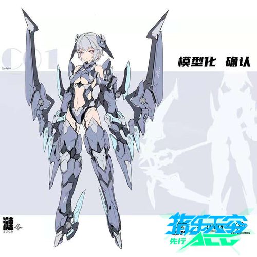 先行预定 pr production 拼装模型 project 狩 原创机娘 涟