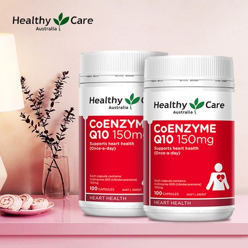healthy care 辅酶q10胶囊150mg100粒  2瓶装