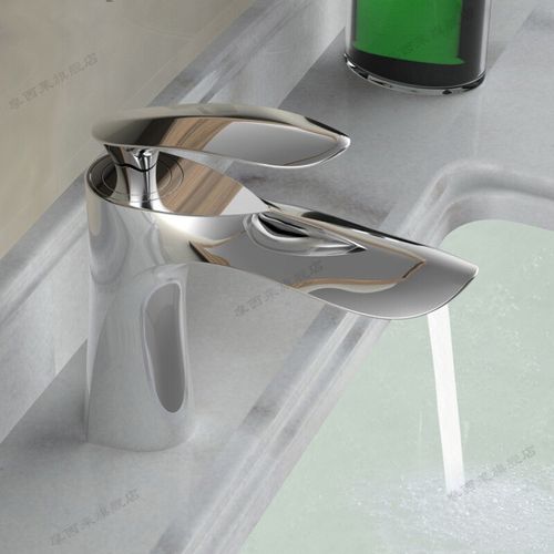 当代水龙头德国当代面盆龙头铜冷热出水黑色金色台上台下盆水龙头定制