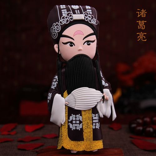 京剧脸谱人物冰箱贴磁性贴墙壁装饰贴中国风出国小礼物中国特色礼品送