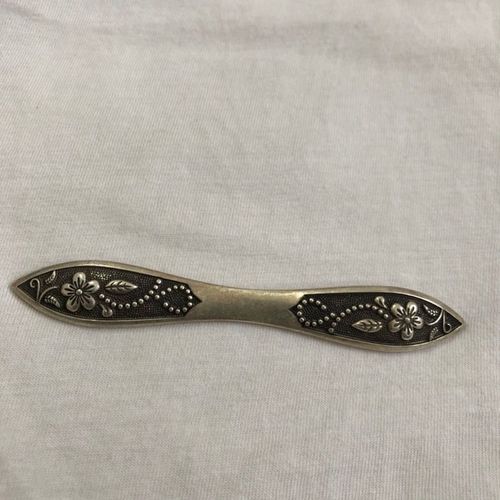 古玩杂项收藏仿古仿银簪子花朵簪子铜簪子工艺品摆件