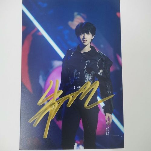 朱志鑫签名照朱志鑫周边签名照送女朋友送同学后援礼物