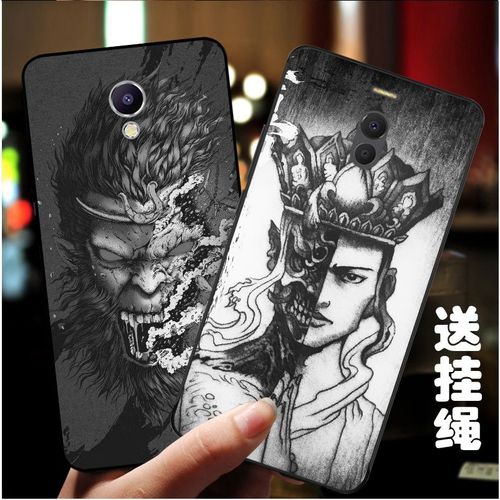 佛魔一念之间魅族m6/m5/m5s魅蓝note5/note6/s6t手机壳悟空男款软