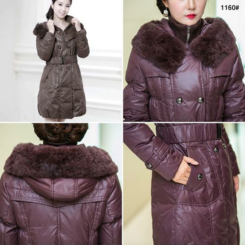 特价清仓红豆格调羽绒服女高档大毛领2021名牌洋气韩版加厚中长款