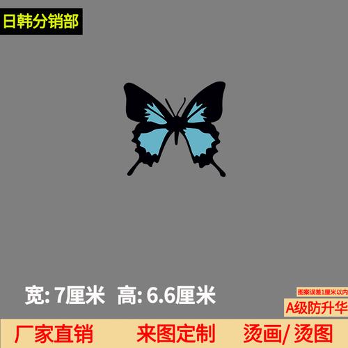 aa 0119  小蓝蝴蝶   烫图
