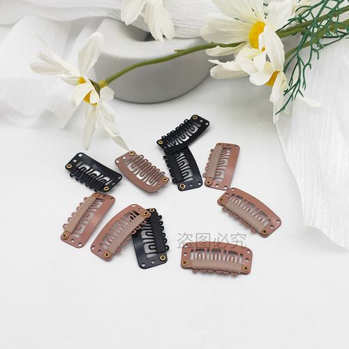 假发夹子卡子无痕发片补发块防风帽贝雷帽固定夹假发配件工具