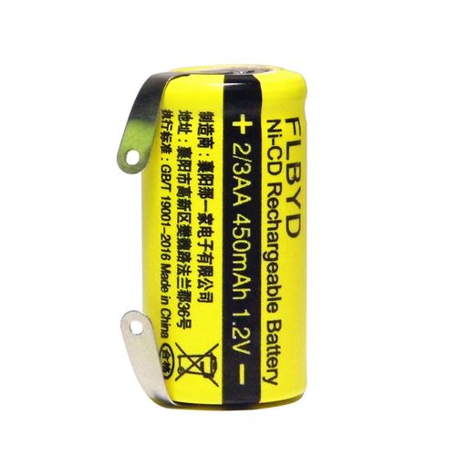flbyd飞科剃须刀2/3aa 450mah 1.2v充电电池400mah超人刮胡刀电池