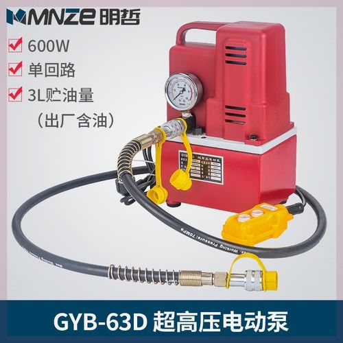 63电动液压泵 便携式液压电动泵超高压超小型油泵仿进口泵站