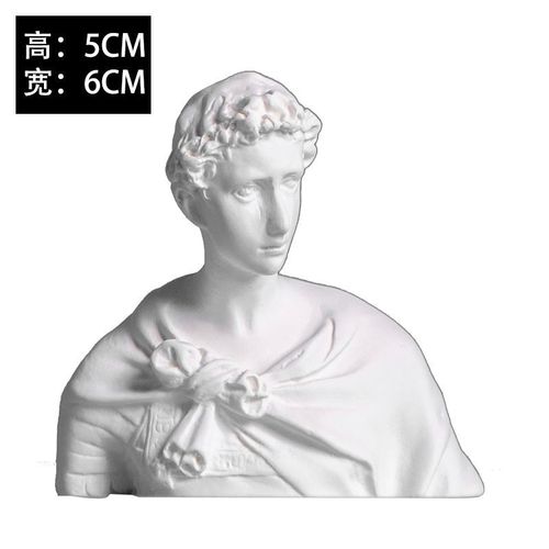 塑复古素描小头像摆件迷你树脂石膏像摆设艺术装饰品靓派 迷你圣乔治
