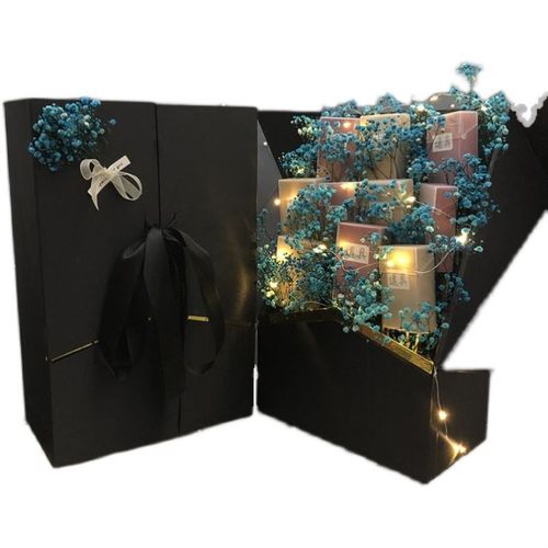 送男朋友的烟礼盒包装盒送礼满天e星花束放烟包烟生日