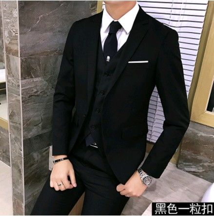 2021小西装修身车展高中生韩版中长款主持人夏天正装