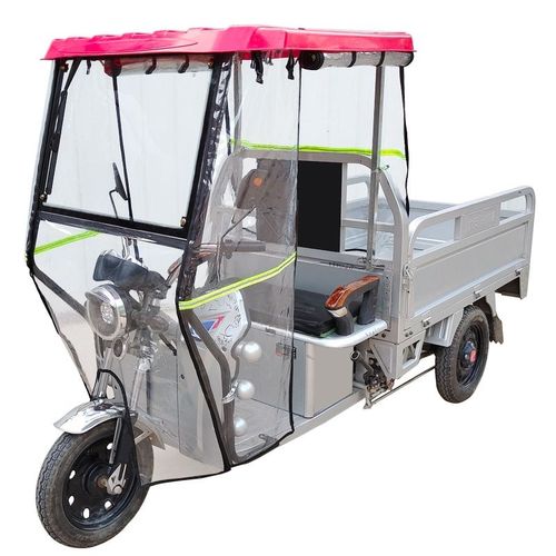 电动三轮车雨棚遮阳棚全透明加厚车头棚三轮摩托车前头驾驶室车棚
