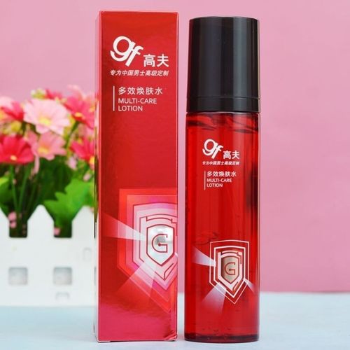 gf/高夫多效焕肤水爽肤补水男士护肤保湿缩毛孔焕活150ml控油滋润