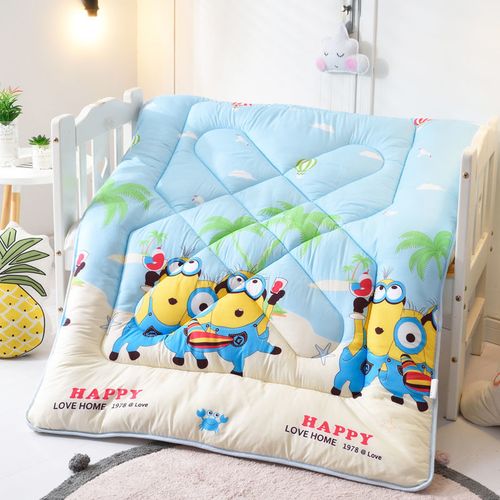 【q宝亲肤】儿童被子加厚冬被幼儿园三件套午睡小被子宝宝卡通棉被