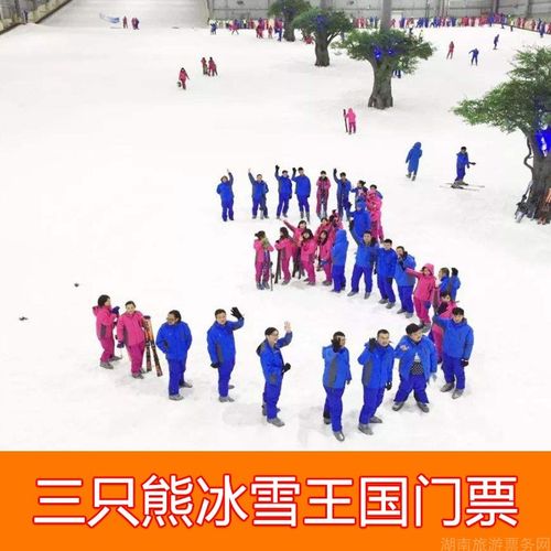 [三只熊冰雪王国-滑雪票]秒出票】长沙三只熊滑雪场门票