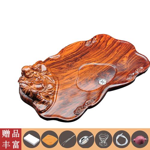 配件茶托茶台茶海储水木制功夫木头茶盘茶海茶道 布袋佛茶盘 款式十三