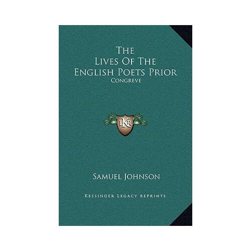 【预订】the lives of the english poets prior: congreve