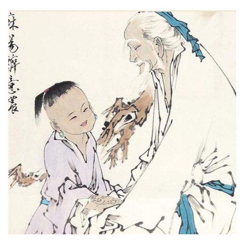 华佗人物画像 中医名医华佗戏猴图望断图卷轴挂画 诊所装饰画定制