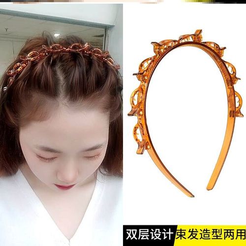 儿童盘发神器造型女童发型盘头工具时尚法式百变自然卷发小z孩空