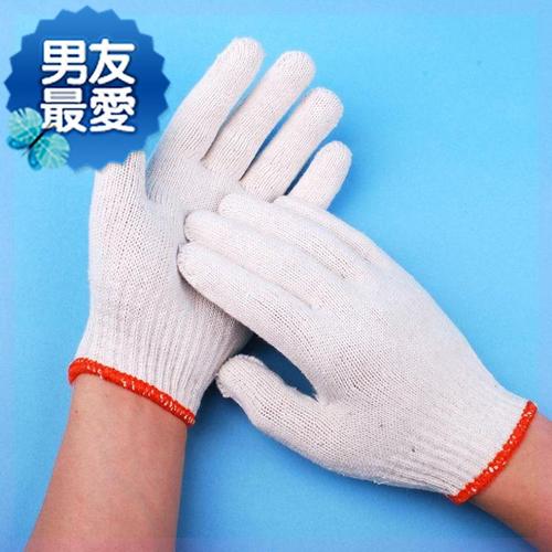 手部透气锦线帆布农用工具开车工地防烫手套超薄检查q