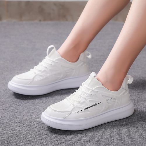 2021春秋季新款女鞋子百搭平底基础板鞋时尚女士休闲鞋舒适软底运动鞋