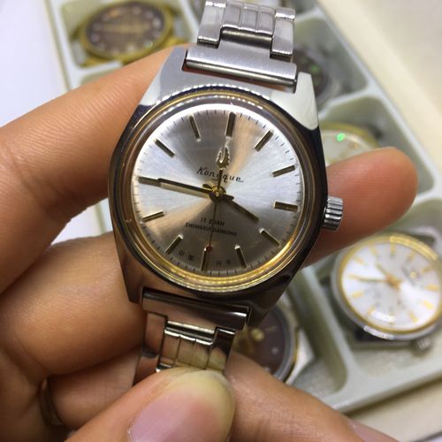 库存孔雀牌手动机械男女表全新17钻3113全钢防震正品国产手表特价