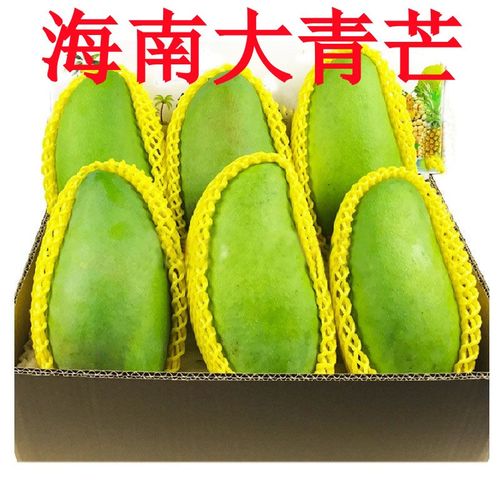 芒果新鲜海南大青芒三亚特大水果整箱金煌应季当季青芒果时令 5斤
