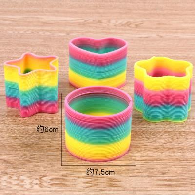 彩虹圈玩具弹簧圈叠叠圈宝宝o玩具1-3-6岁益智早教儿童彩虹弹力圈