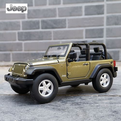 jeep牧马人两门版吉普越野金属玩具汽车模型仿真合金