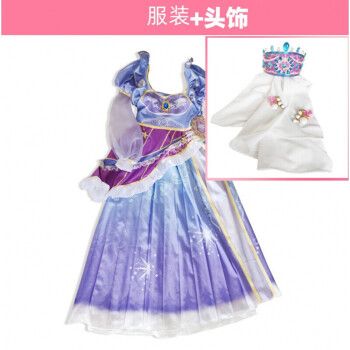 叶罗丽衣服公主裙精灵梦时间时希茉莉长裙莫莎白光莹裙子表演服古装