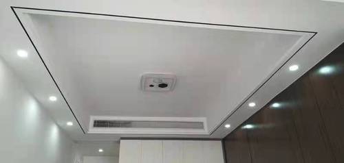 石膏板吊顶 客厅餐厅双眼皮 全吊 泰山石膏板筒灯灯带 中央空调隔