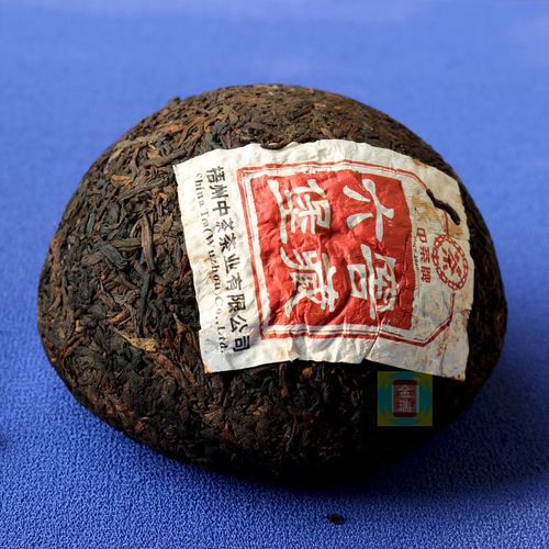 中茶窖藏六堡茶2019年沱茶梧州特产茶厂中粮出品广西黑茶罐装300g