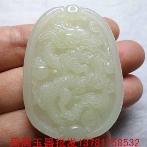 正品和田玉新疆籽料生肖龙玉佩玉坠吊坠挂件玉佩龙牌男女款毛衣坠
