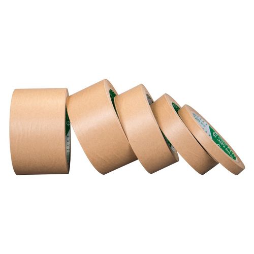 永冠纸胶带牛皮纸质胶布封箱胶带纸不透明易撕50mm*30m*5卷