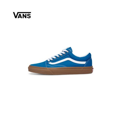 vans范斯经典条纹低帮休闲男女同款蓝色板鞋运动鞋vn0a4u3bwyz1