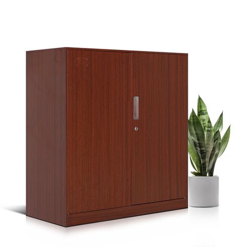 文件柜铁皮柜资料档案柜矮柜家用储物柜半截多抽屉铁柜带锁