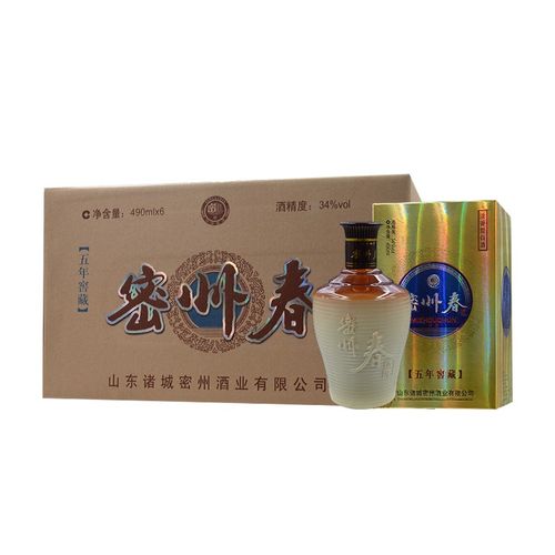 密州 密州春 五年窖藏 34度浓香型 固态发酵 陶坛陈酿 山东诸城特产