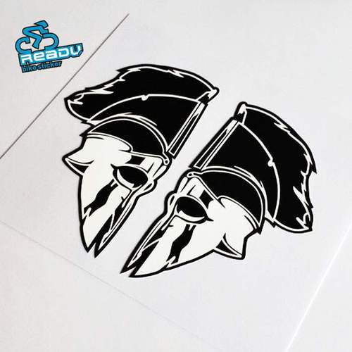 头像贴巴b达崔克路家公世车车架头管贴斯纸单车贴纸