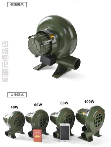 12v60w交流220v电动吹风机100w220v鼓风机电鼓风机