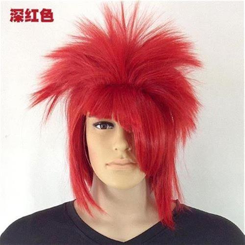 通用圣年a节杀马特mn假发材料男男发个性节日头发诞会