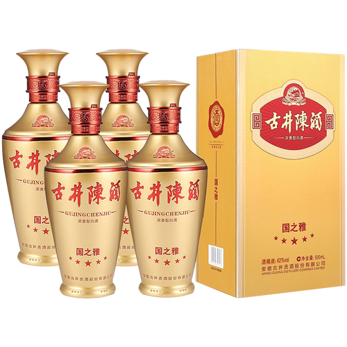 古井贡酒股份有限公司出品42度古井陈酒浓香型白酒500ml 古井陈酒国之